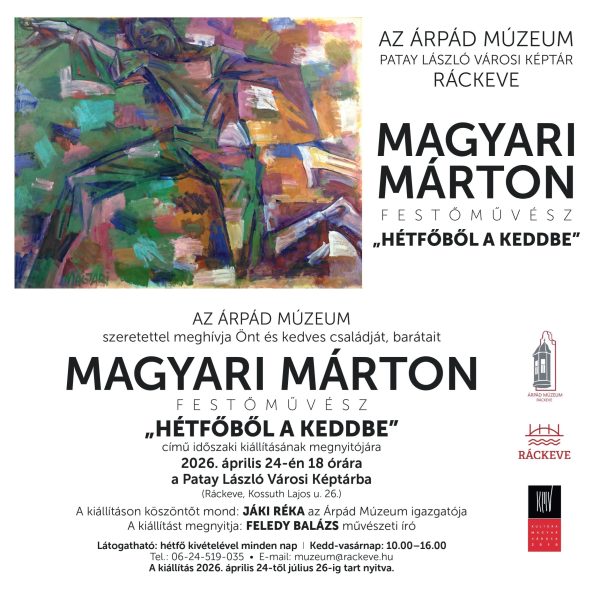 Magyari Márton kiállításmegnyitó - Meghívó 2026.04.24.
