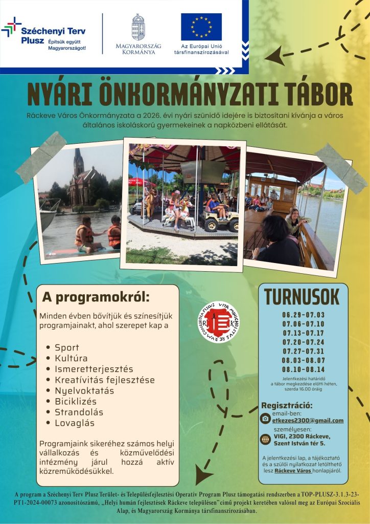 Napközis tábor 2026