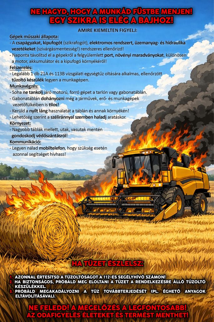 Aratási és cigarettacsikk tüzek veszélyei