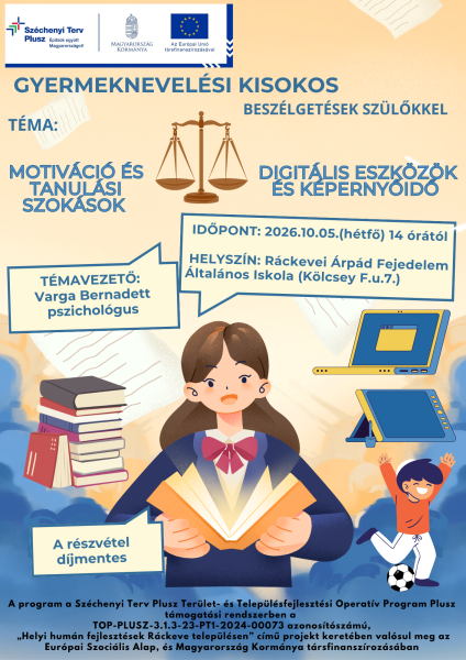 Gyermeknevelési kisokos - Beszélgetés szülőkkel 2026.10.05.