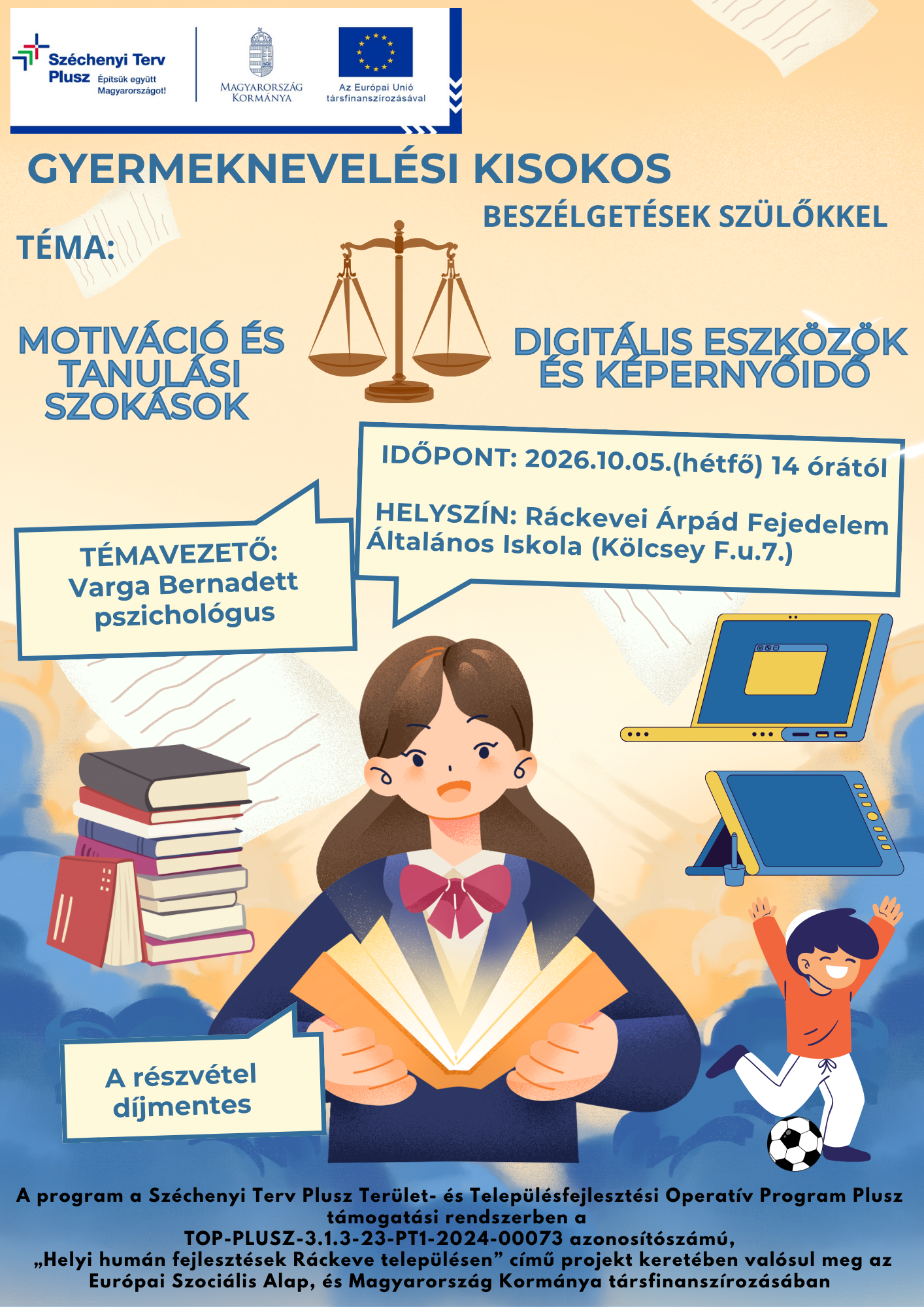 Gyermeknevelési kisokos - Beszélgetés szülőkkel 2026.10.05.