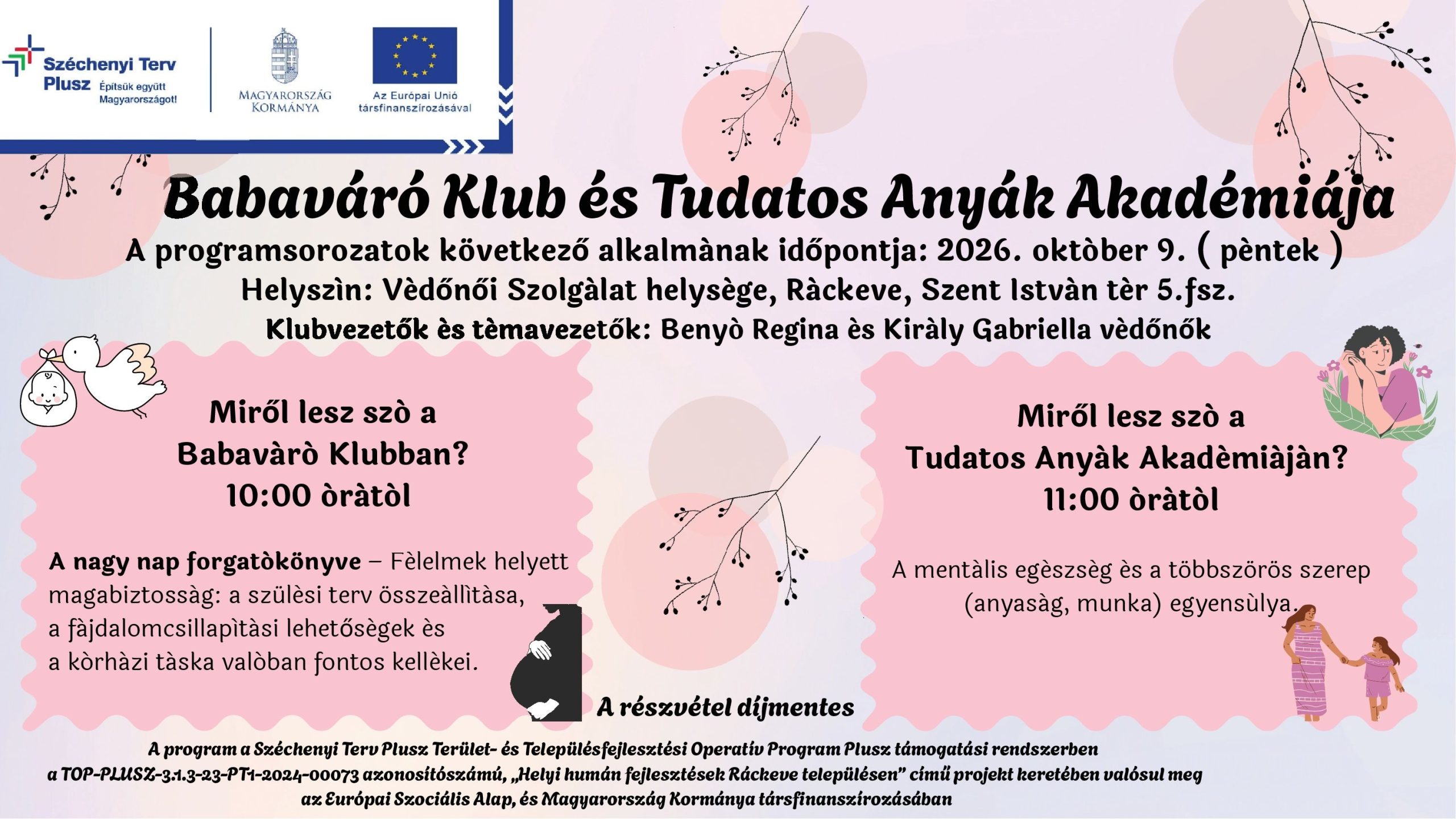 Babaváró Klub és Tudatos Anyák 2 2026.10.09.